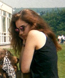 me sulking, at school, circa 1989
